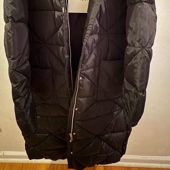 Maje Long Padded Jacket - Picture 3 of 5